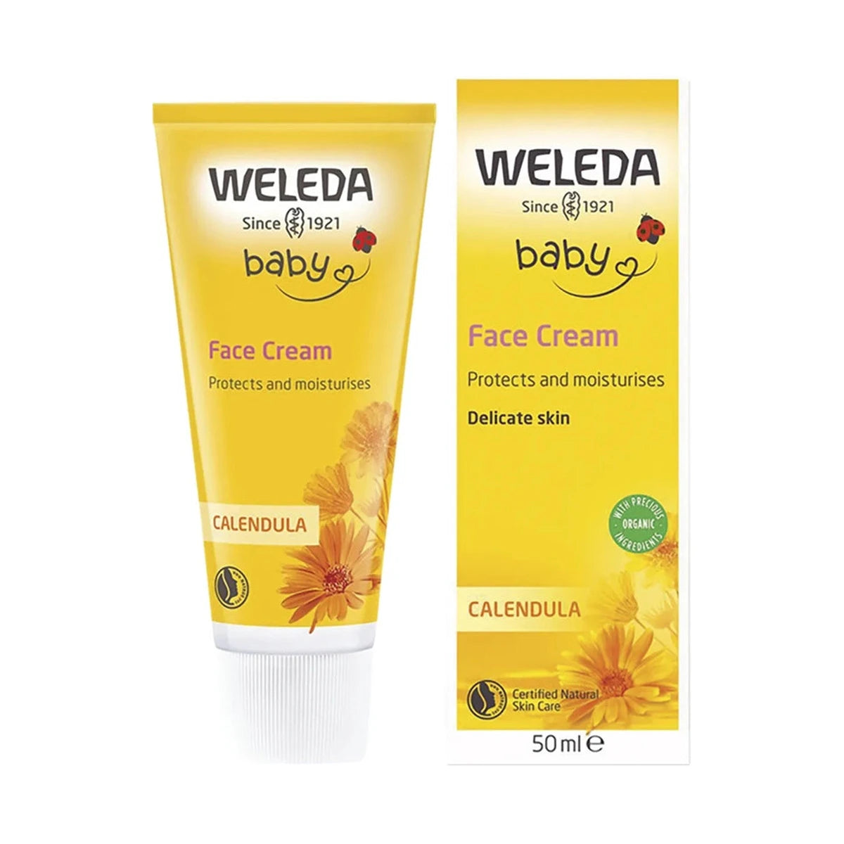 Weleda Calendula Face Cream Baby 50ml product packshot