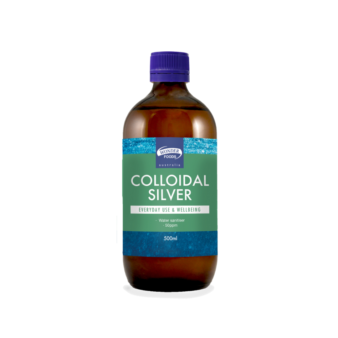 Wonder Foods Colloidal Silver 500ml front bottle