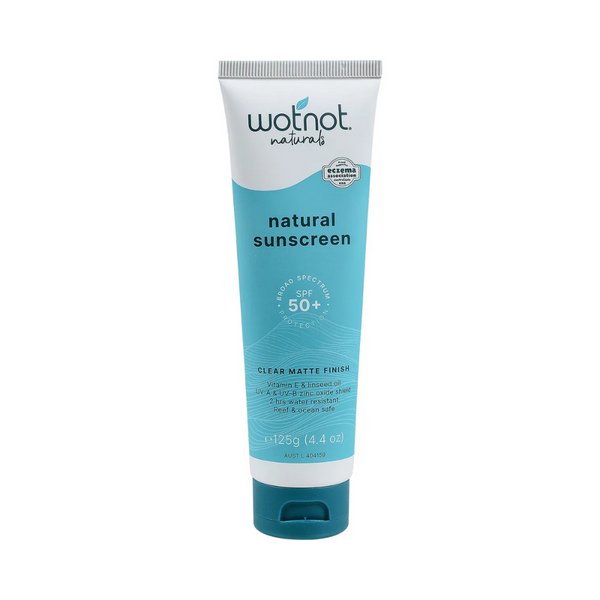 Wotnot Natural Sunscreen SPF 50+ 125g