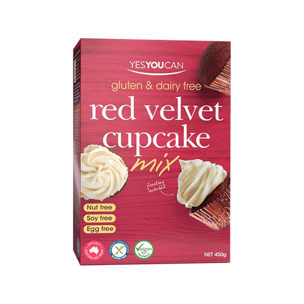 YesYouCan Red Velvet Cupcake Mix G/F 450g