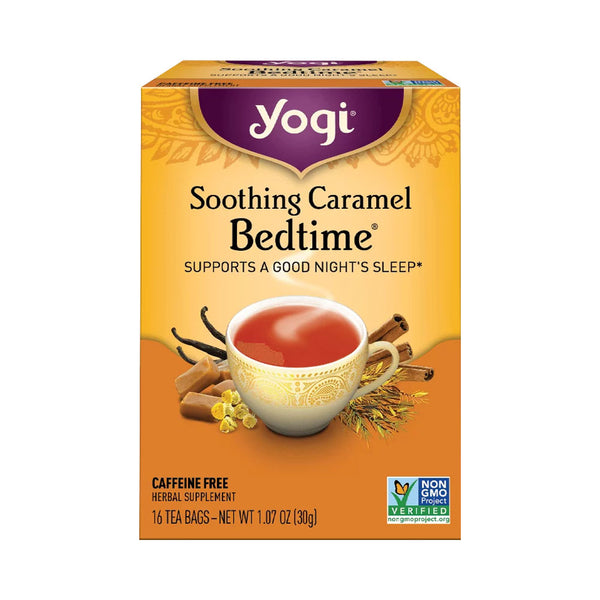 Yogi Tea Herbal Tea Bags Soothing Caramel Bedtime 16 Tea Bags