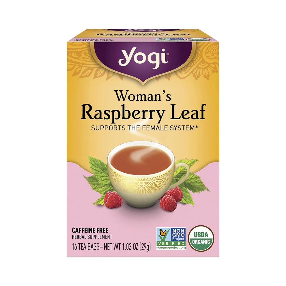 Yogi Tea Herbal Tea Bags Woman's Raspberry Leaf 16 Tea Bags