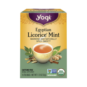 Yogi Tea Herbal Tea Bags Egyptian Licorice Mint 16 Tea Bags