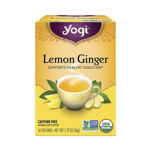 Yogi Tea Herbal Tea Bags Lemon Ginger 16 Tea Bags