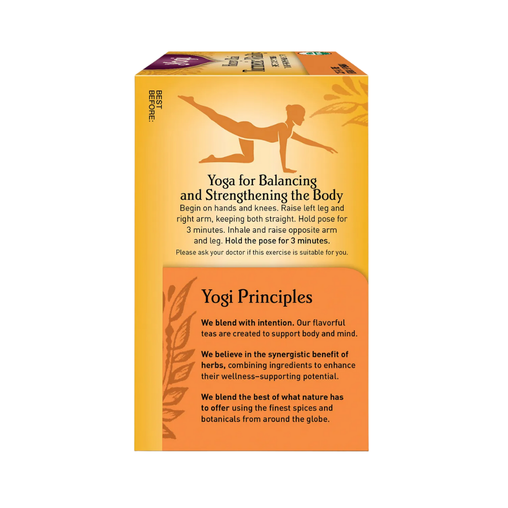 Yogi Tea Honey Chai Turmeric Vitality Herbal Tea 16 Tea Bags