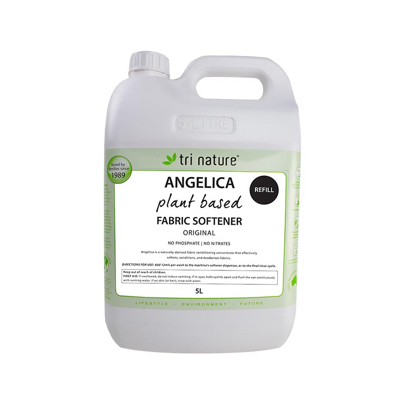 Tri Nature Angelica Fabric Softener Original Bulk with pump 5L additional product image 2