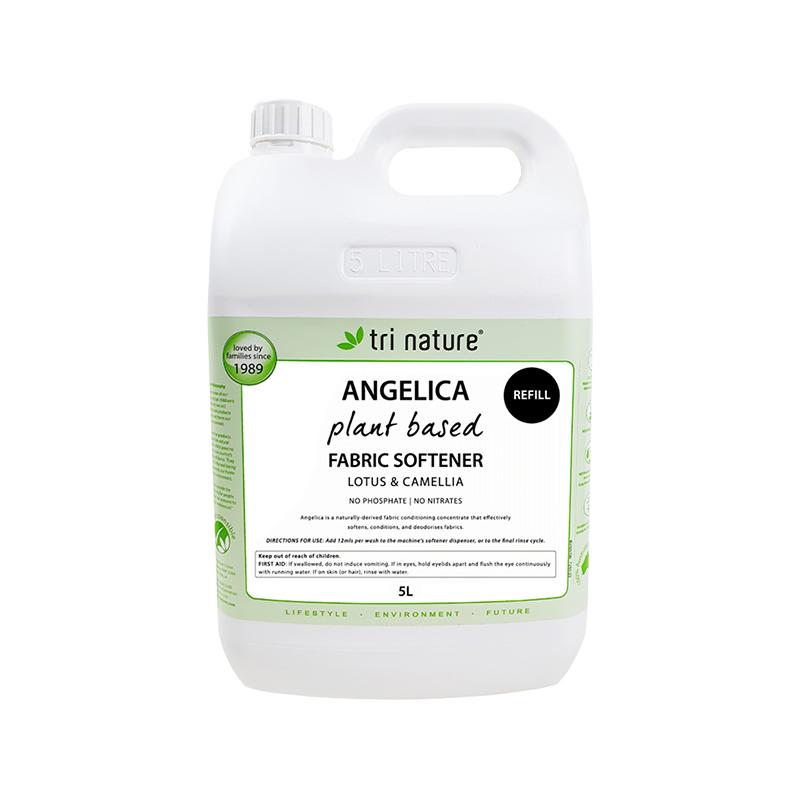 Tri Nature Angelica Fabric Softener Lotus & Camellia Bulk with pump 5L additional product image 2