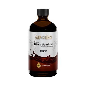 Apollo Organic Black Seed Oil TQ 2% 100ml front bottle