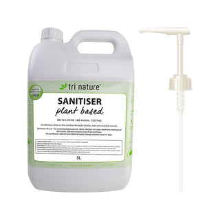 Tri Nature Chlorine Free Sanitiser Bulk with pump 5L product image