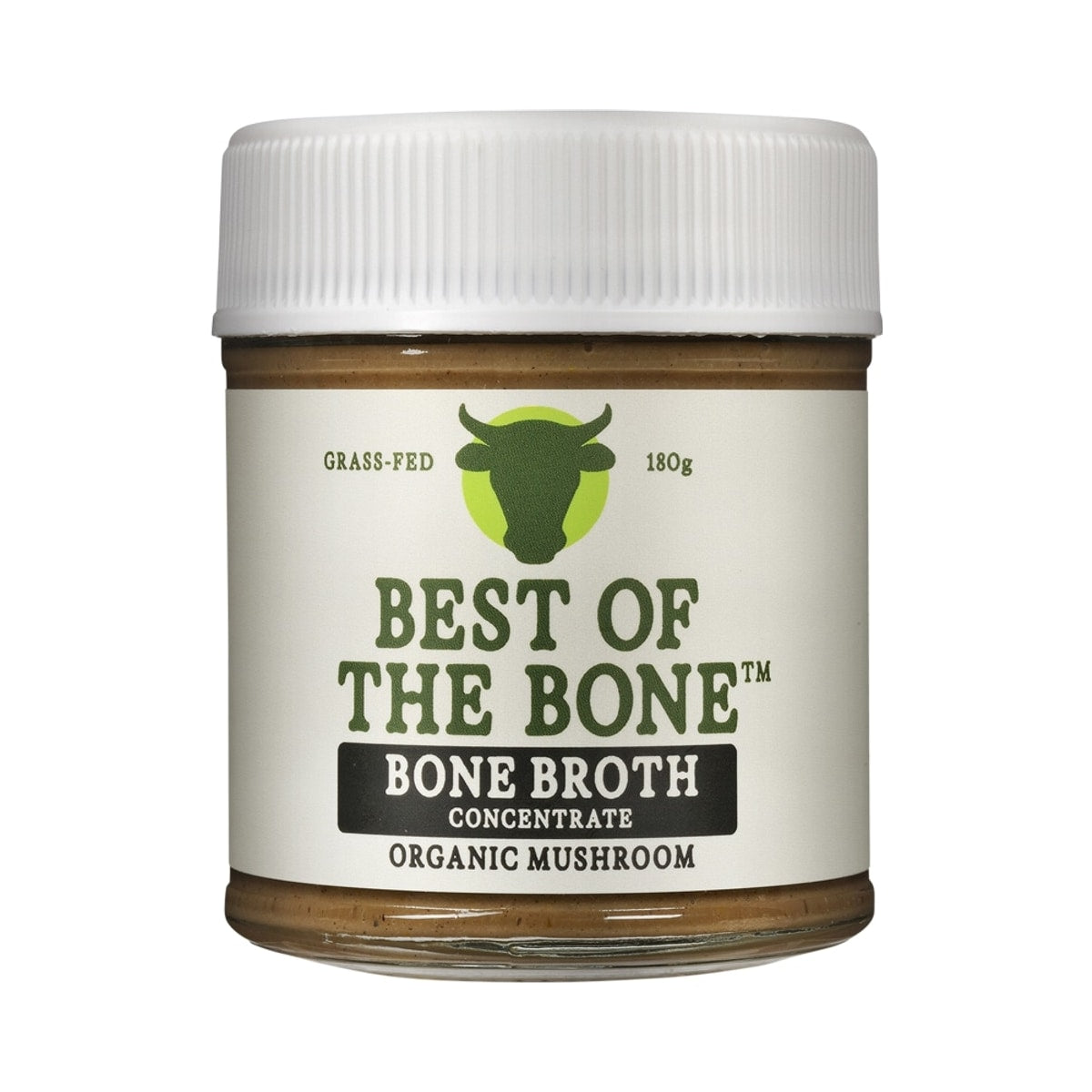 Best of the Bone Bone Broth Beef Concentrate Organic Mushrooms 180g front pack