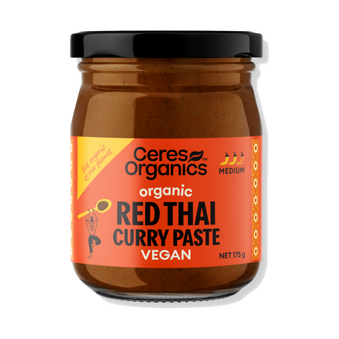 Ceres Organics Organic Red Thai Curry Paste 175g — front packshot