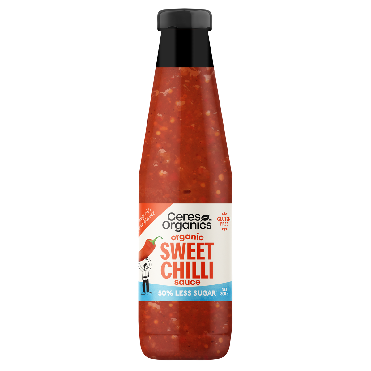Ceres Organics Organic Sweet Chilli Sauce 300g pack, front view