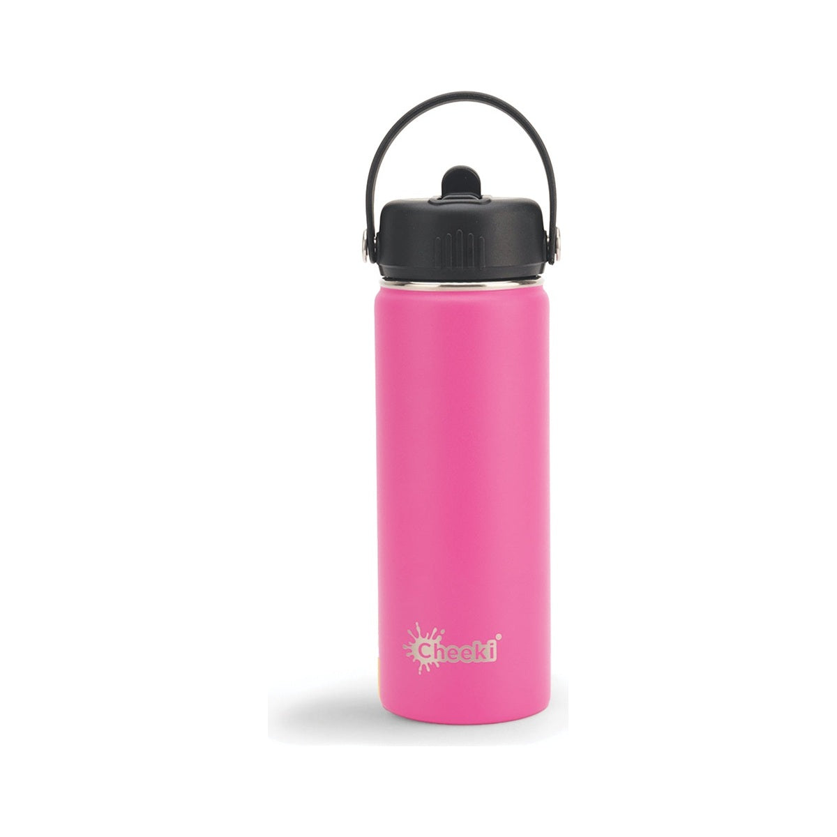 Cheeki Insulated Adventure Bottle 600ml Magenta white background packshot