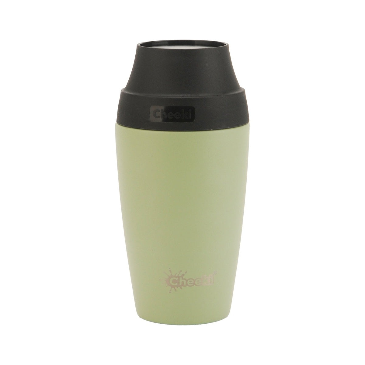 Cheeki Insulated Coffee Mug 350ml / Evergreen white background packshot