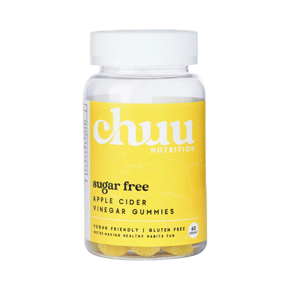 chuu Nutrition Apple Cider Vinegar Gummies Sugar Free 60 Gummies
