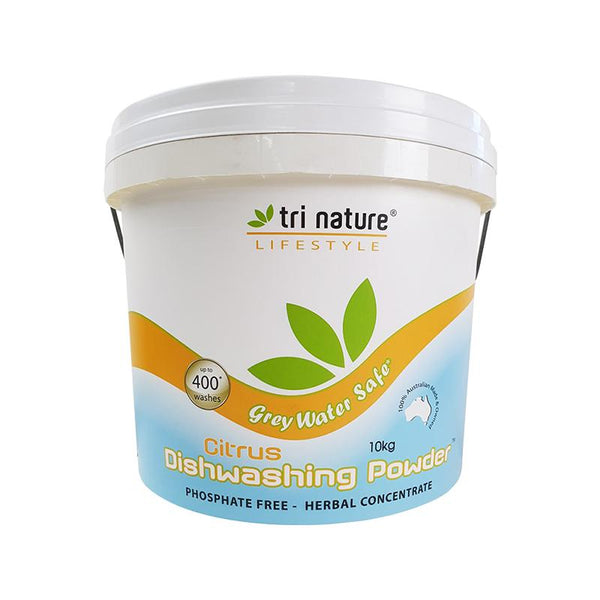 Tri Nature Citrus Dishwashing Powder Bulk 10kg Bucket