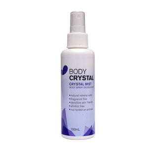 Body Crystal Fragrance Free Mist Spray 150ml