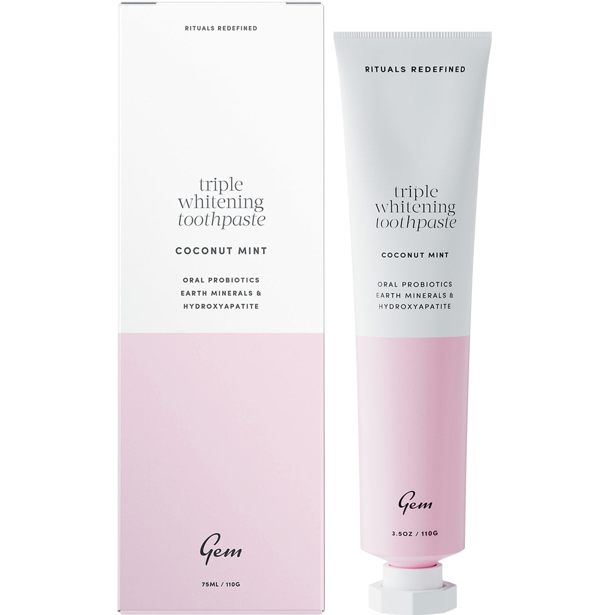 Gem Triple Whitening Toothpaste Coconut Mint 110g - product image 2