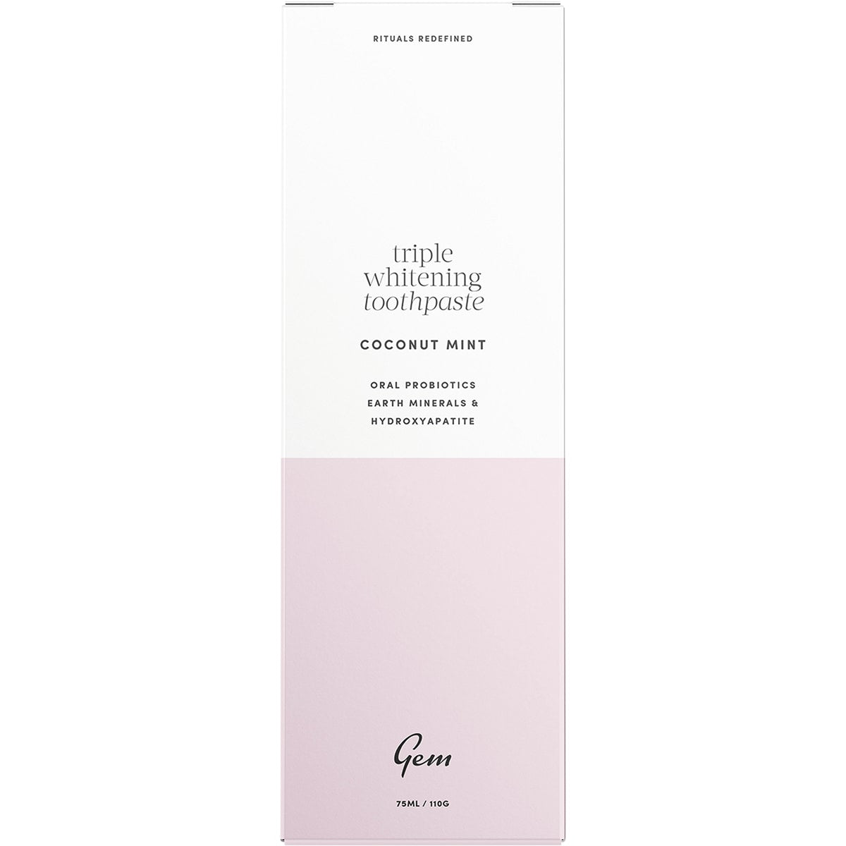 Gem Triple Whitening Toothpaste Coconut Mint 110g - product image 3