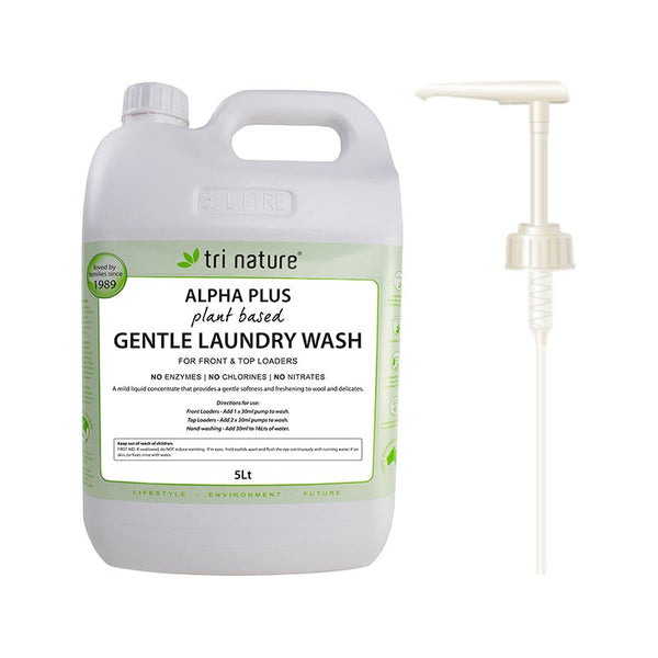 Tri Nature Gentle Wash Laundry Liquid Bulk with pump 5L