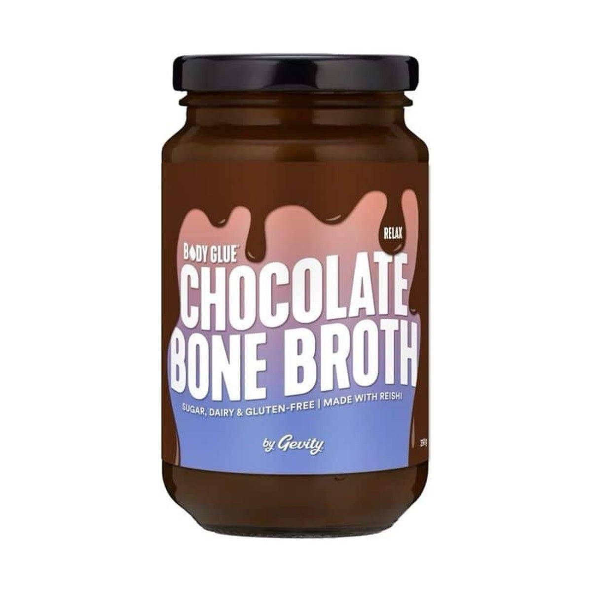 Gevity Rx Chocolate Bone Broth Relax 390g packshot