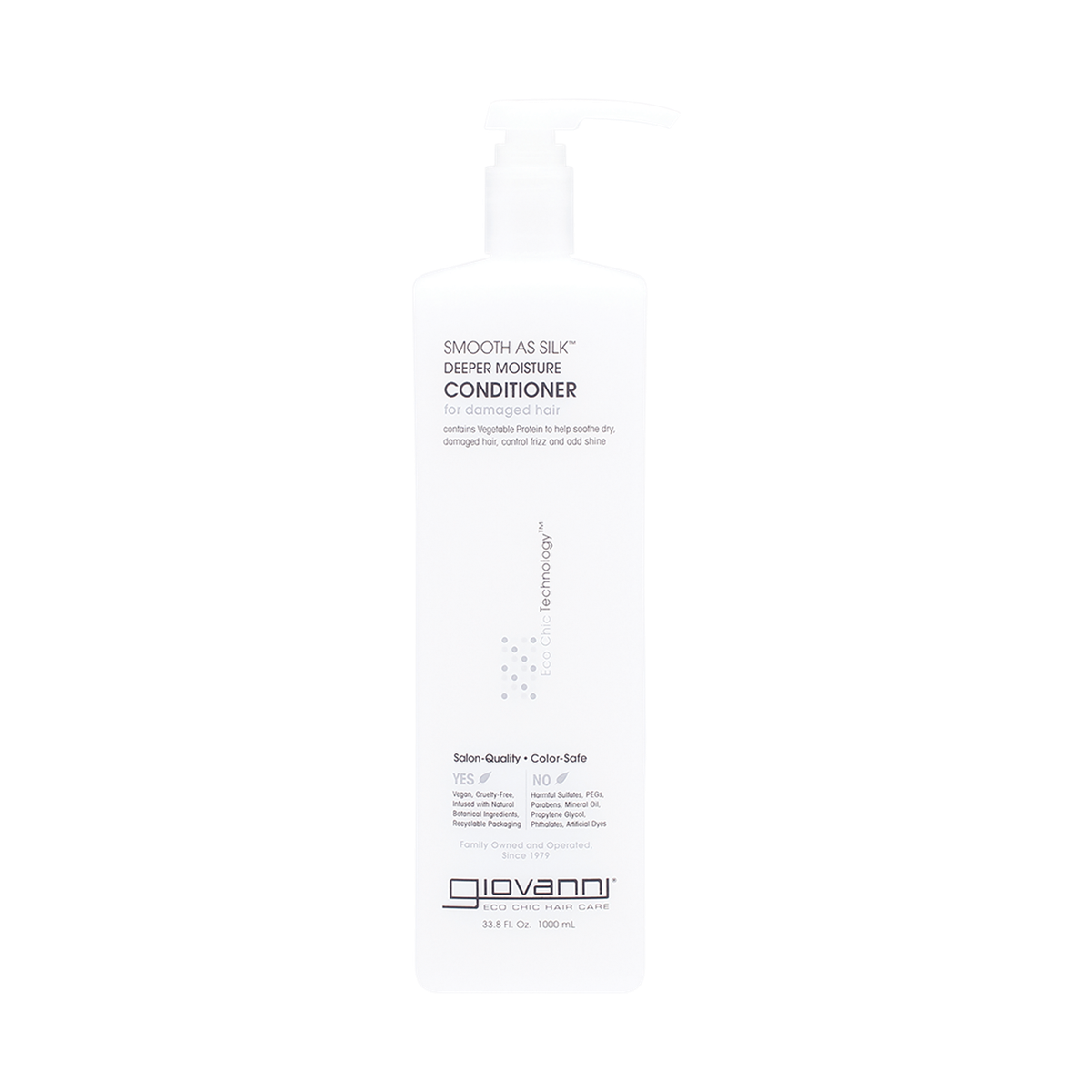 Giovanni Conditioner Smooth As Silk Damaged Hair 1L — front packshot