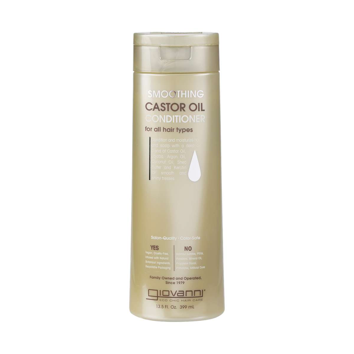 Giovanni Conditioner Smoothing Castor Oil All Hair 399ml — front packshot