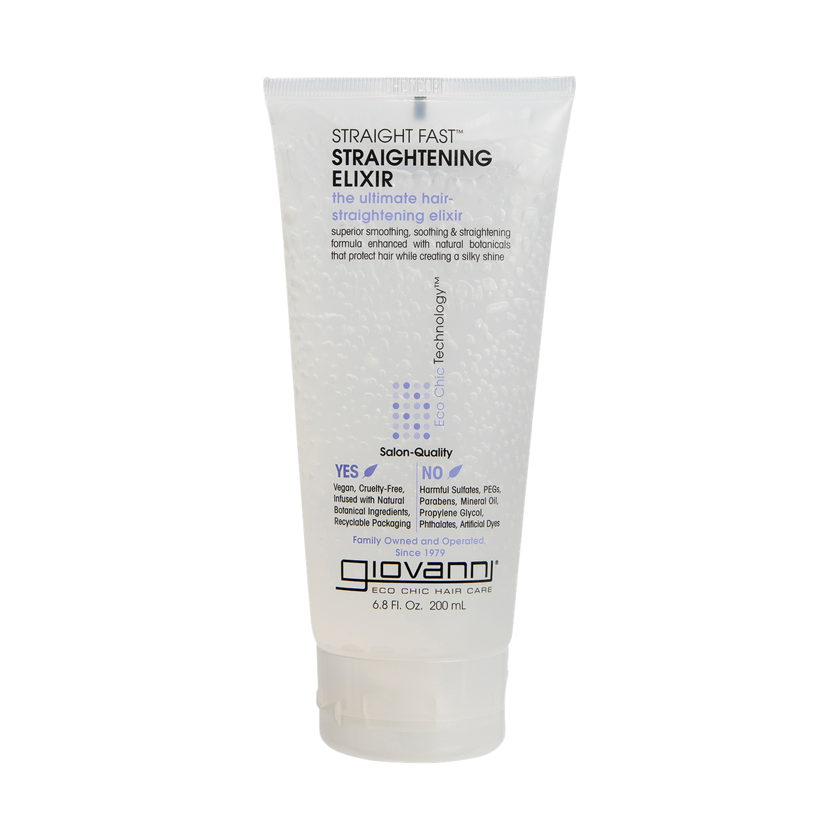 Giovanni Hair Straightener Straight Fast 200ml — front packshot