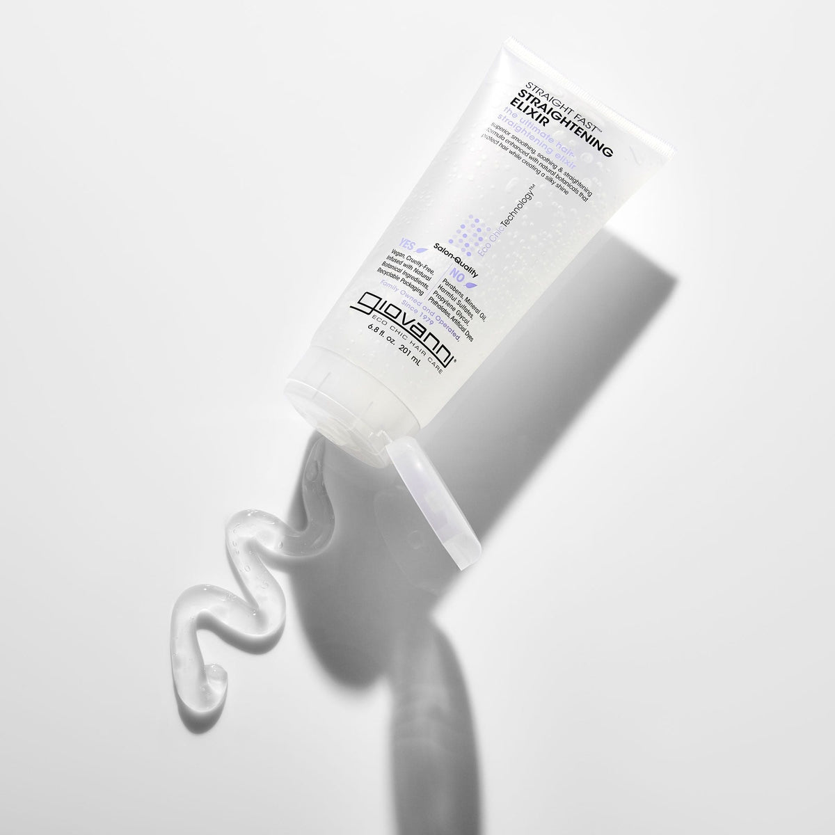 Giovanni Straight Fast Straightening Elixir 200ml dispensing gel