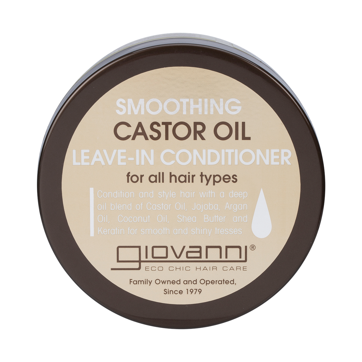 Giovanni Leave-in Conditioner Castor Oil All Hair 340ml — detail packshot