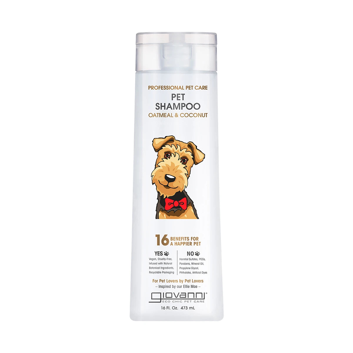 Giovanni Pet Shampoo Oatmeal & Coconut 473ml — front packshot