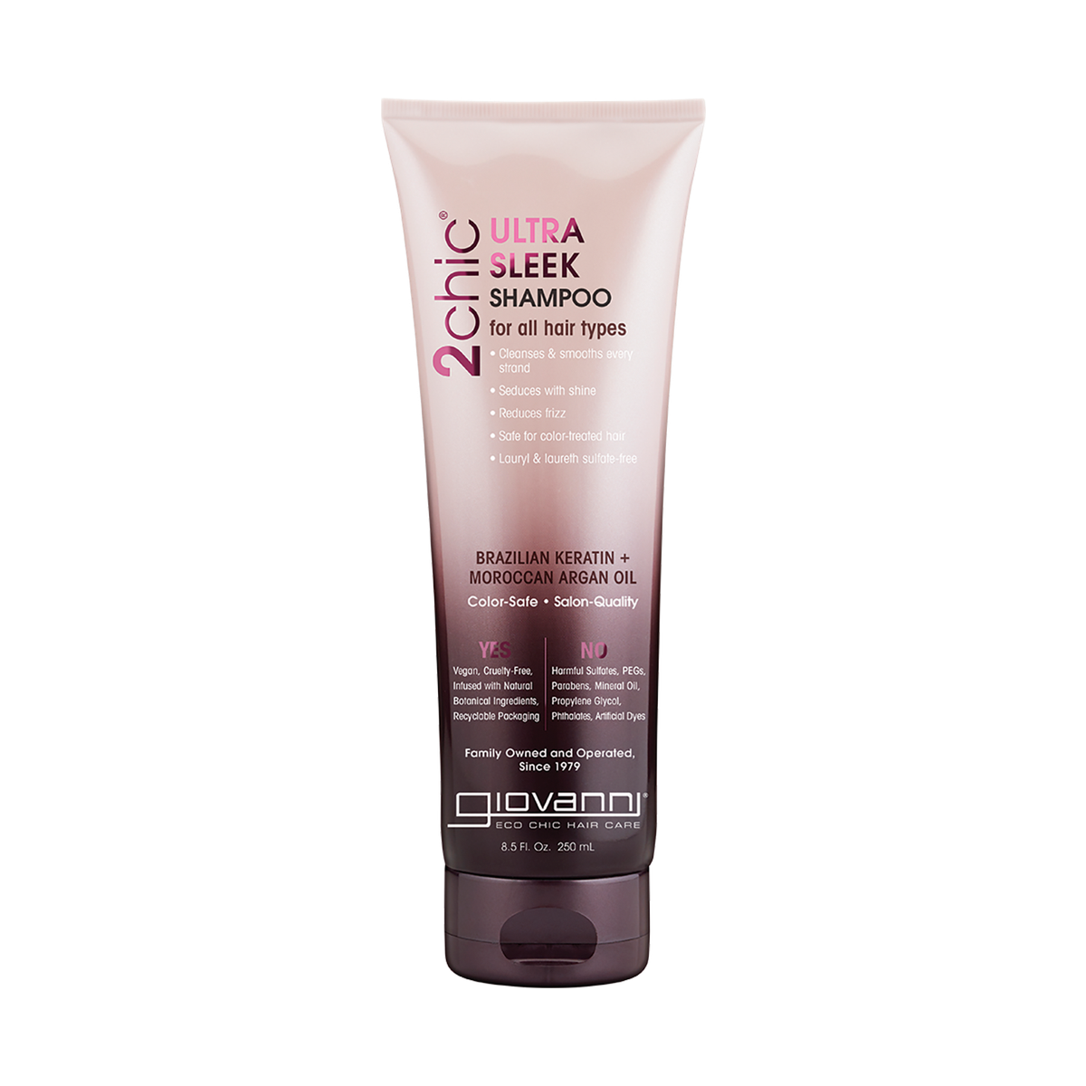 Giovanni Shampoo 2chic Ultra Sleek All Hair 250ml — front packshot