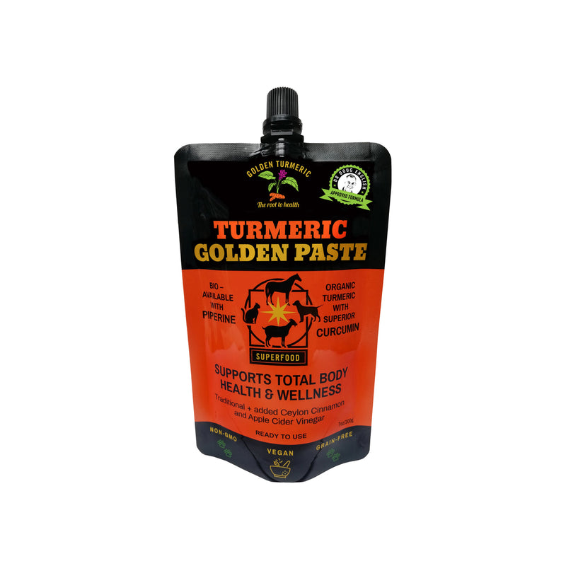 Golden Turmeric Golden Paste for Pets 200g front pouch