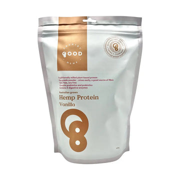 Good Country Hemp Hemp Protein Powder Vanilla 500g front pack