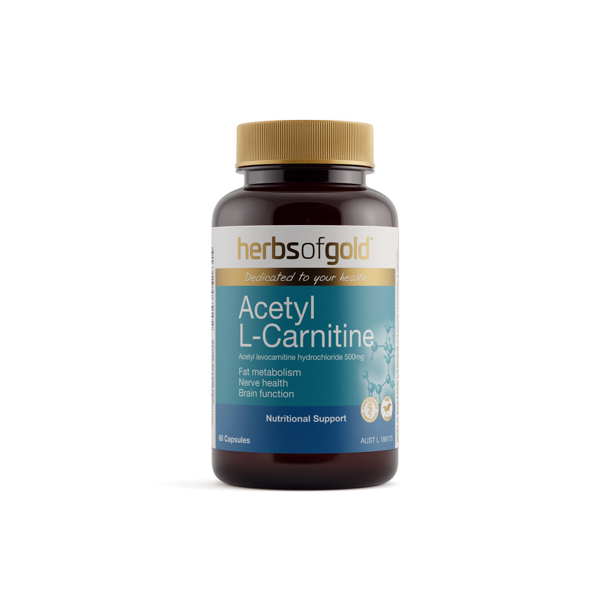 Herbs of Gold Acetyl L-Carnitine front product image
