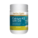 Herbs of Gold Calcium K2 with D3 front product image