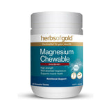 Herbs of Gold Magnesium Chewable Raspberry 60 Tablets front product image