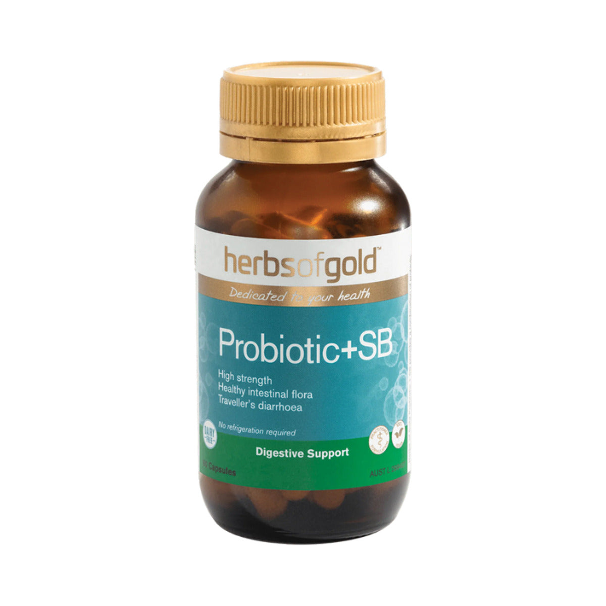 Herbs of Gold Probiotic+ SB 30 Capsules front product image