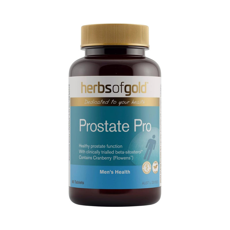 Herbs of Gold Prostate Pro 60 Tablets front product image