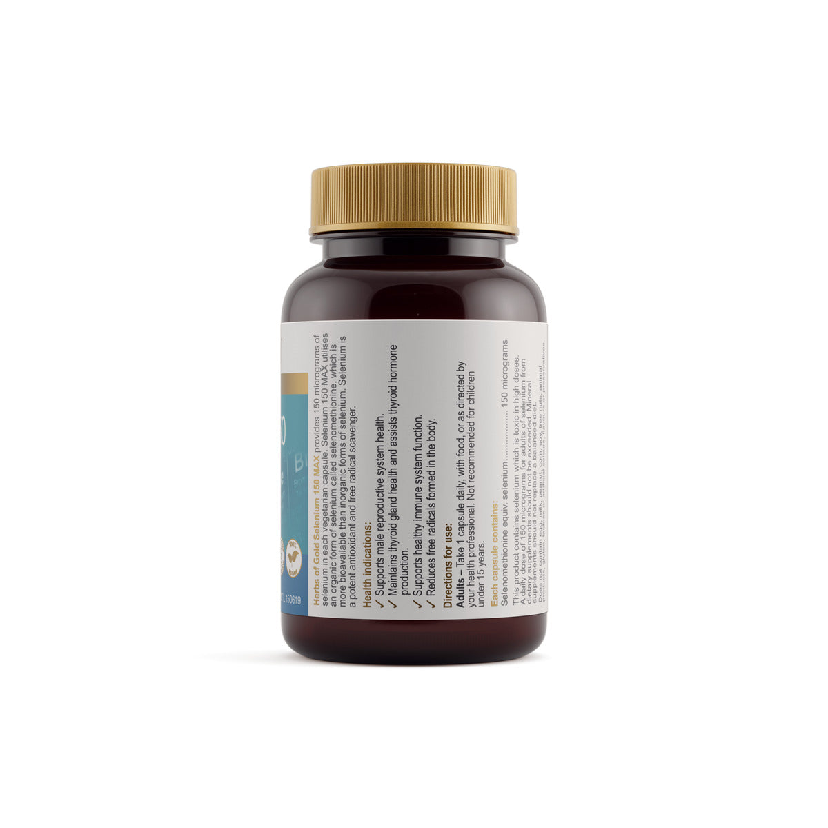 Herbs of Gold Selenium 150 MAX side product image