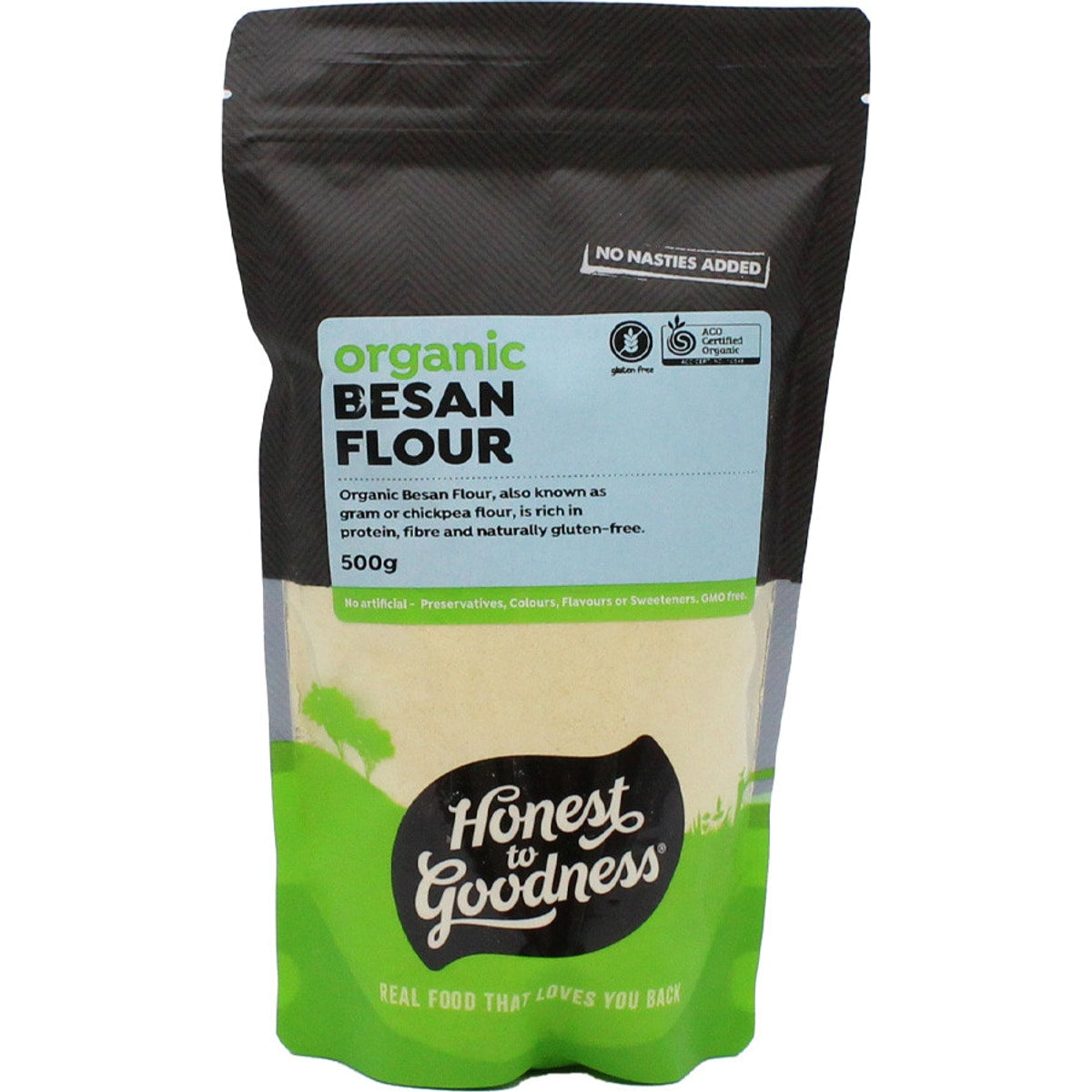 Honest To Goodness Organic Besan Flour 500g