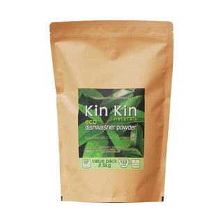 Kin Kin Naturals Eco Dishwasher Powder Lime & Lemon Myrtle Pouch – 2.5kg packshot