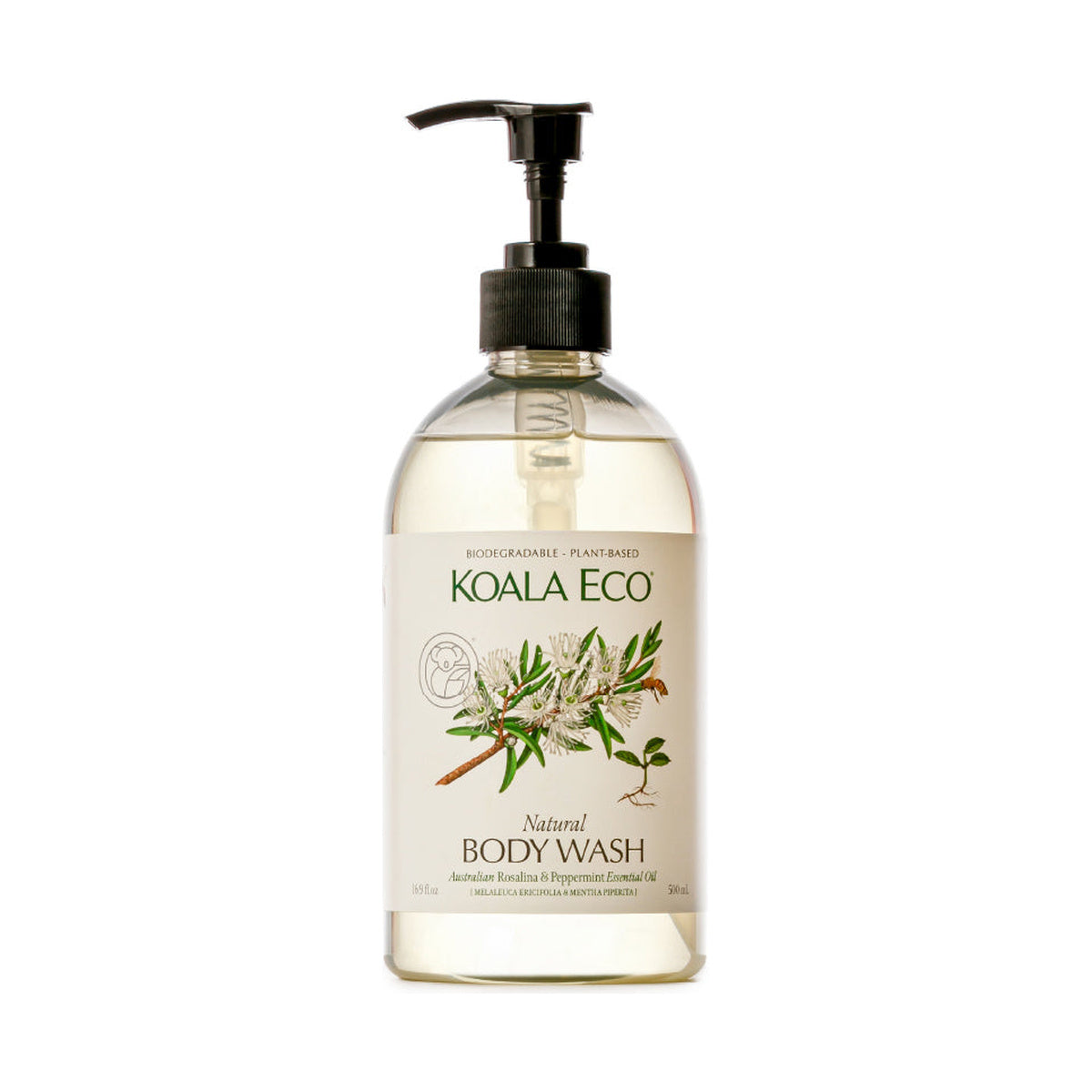 Koala Eco Body Wash Rosalina & Peppermint — official product packshot