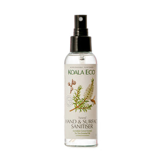 Koala Eco Natural Hand & Surface Sanitiser Lemon Scented Tea Tree 125ml — official product packshot