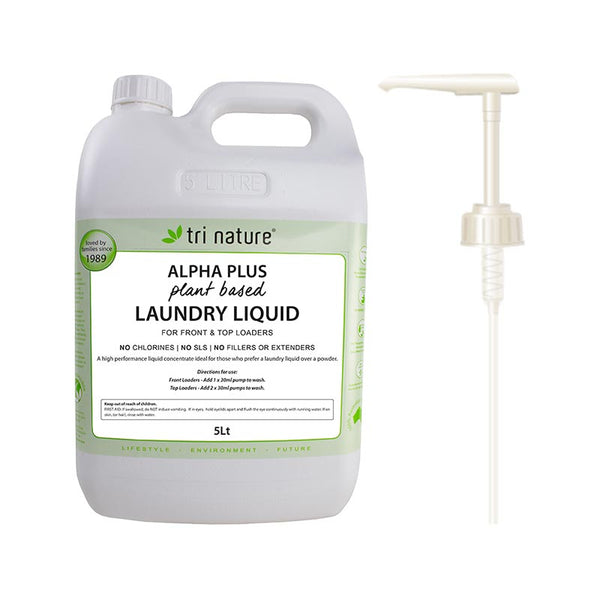 Tri Nature Alpha Plus Laundry Liquid Bulk with pump 5L