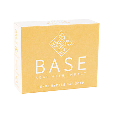 Base Soap Bar Lemon Myrtle (Boxed) 120g — original supplier packshot