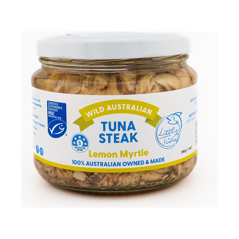 Little Tuna Wild Australian Tuna Steak in Lemon Myrtle 290g — 1 jar