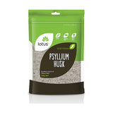 Lotus 98% Pure Psyllium Husks 200g front pack on white background