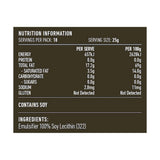 Lotus Lecithin Granules 450g rear label and nutrition information panel