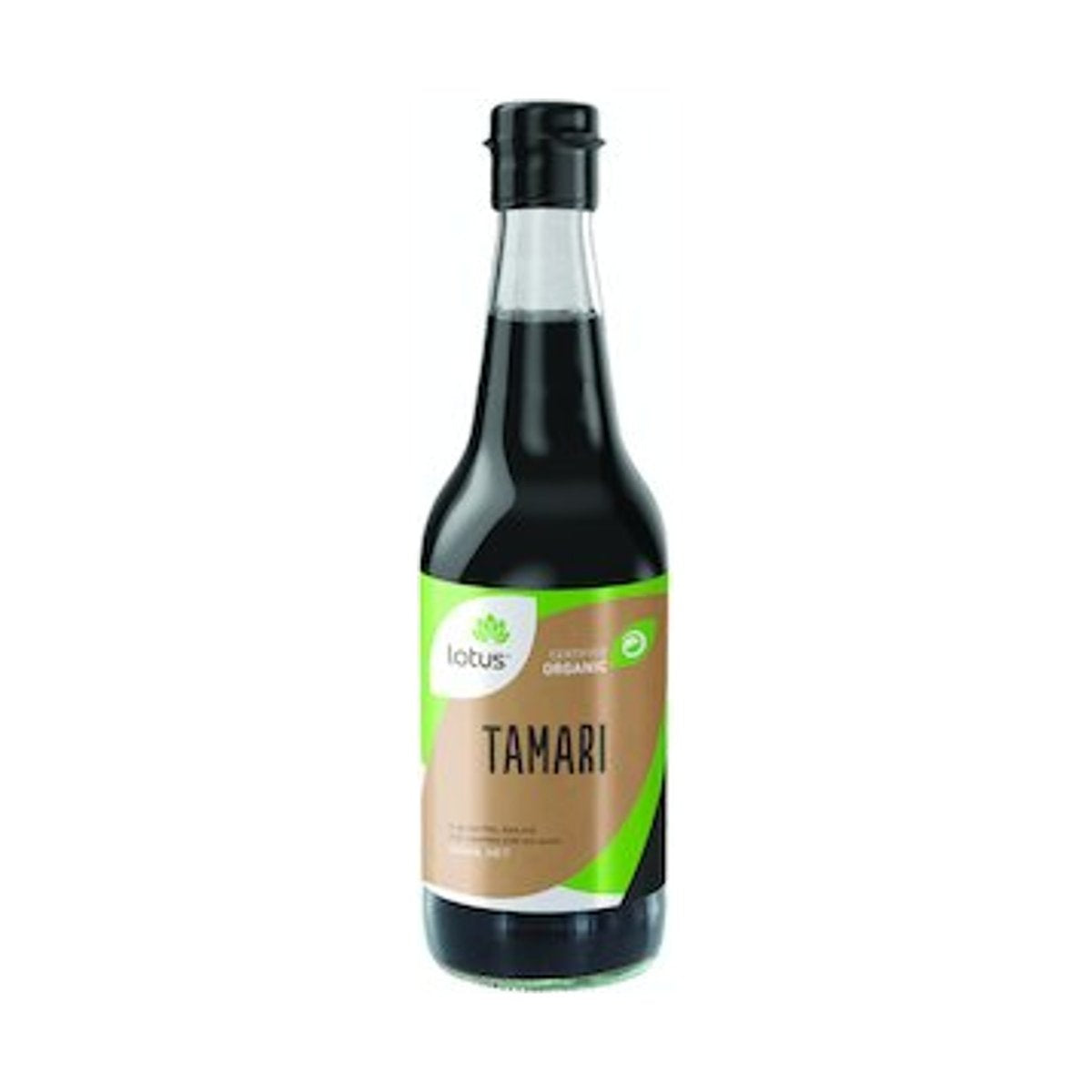 Lotus Organic Foods Tamari Sauce Organic 500ml front pack on white background